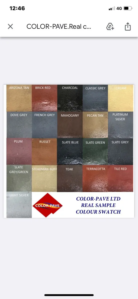 Coloured imprinted concrete - Image 3