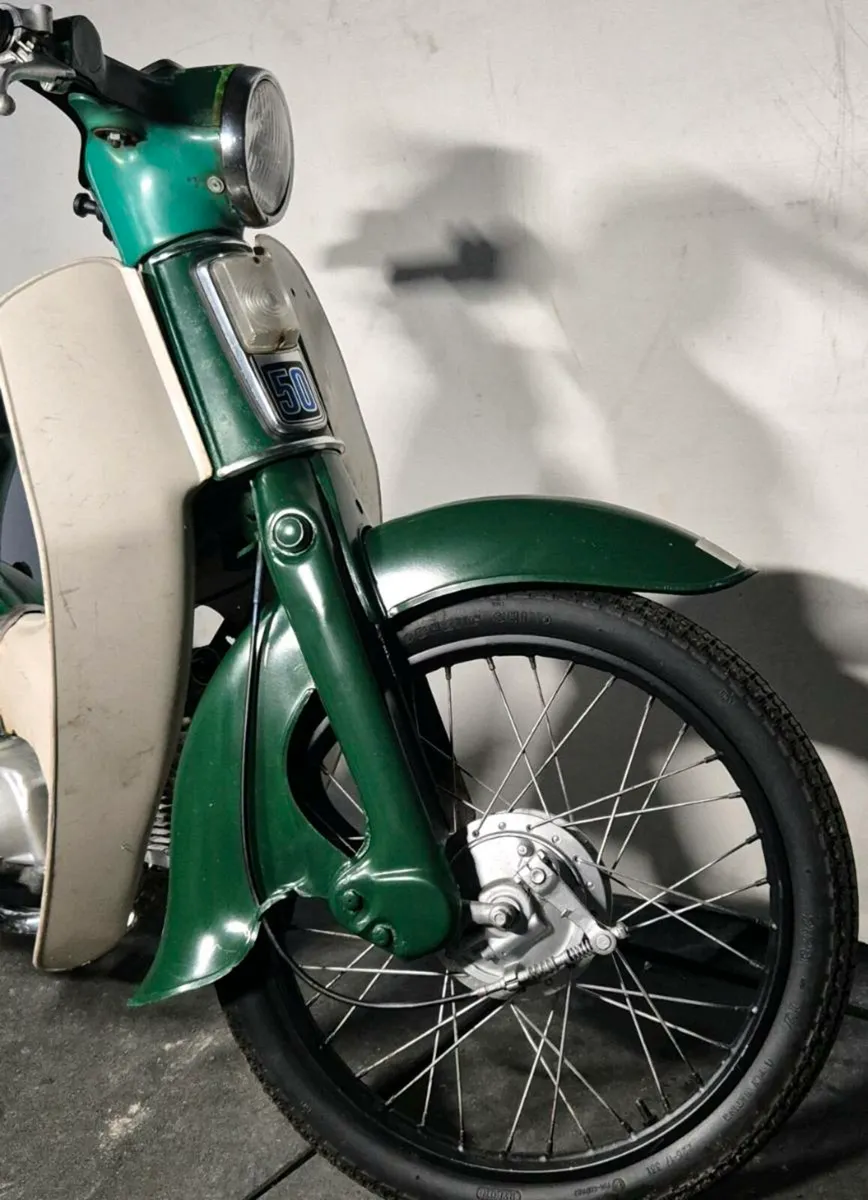 1970 Honda 50c In Rare Original Green & Chassis - Image 3