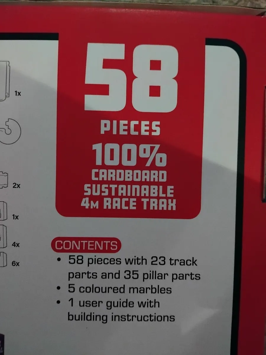 New in sealed box - Marble Racetrax 58 Piece - Image 4