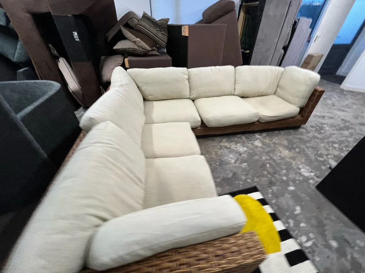 L shaped garden sofa furniture - Image 1