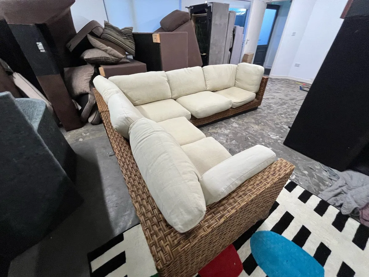 L shaped garden sofa furniture - Image 2
