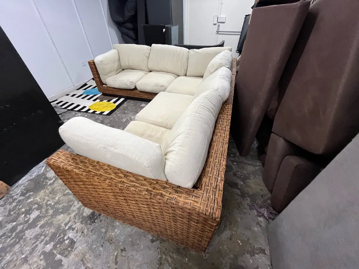 L shaped garden sofa furniture - Image 4