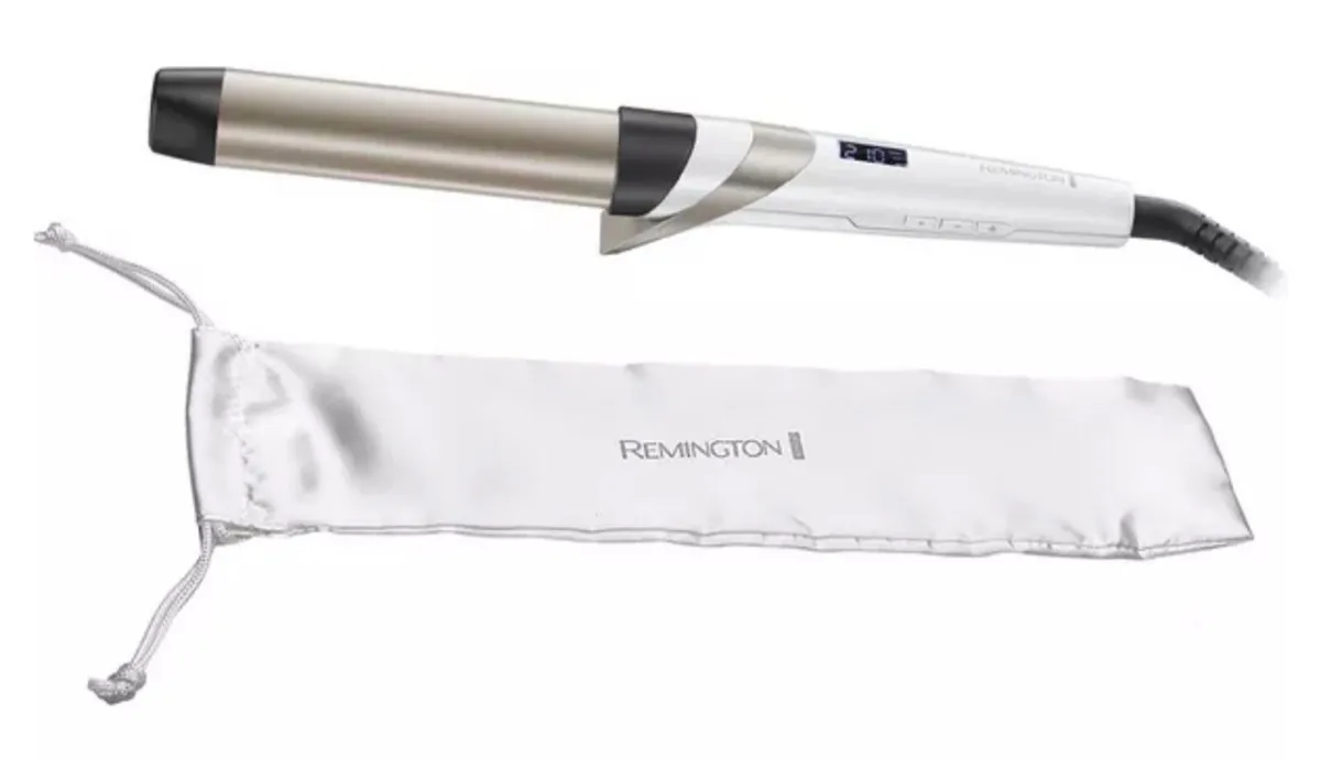 REMINGTON HYDRAluxe Curling Tong - White - Image 1