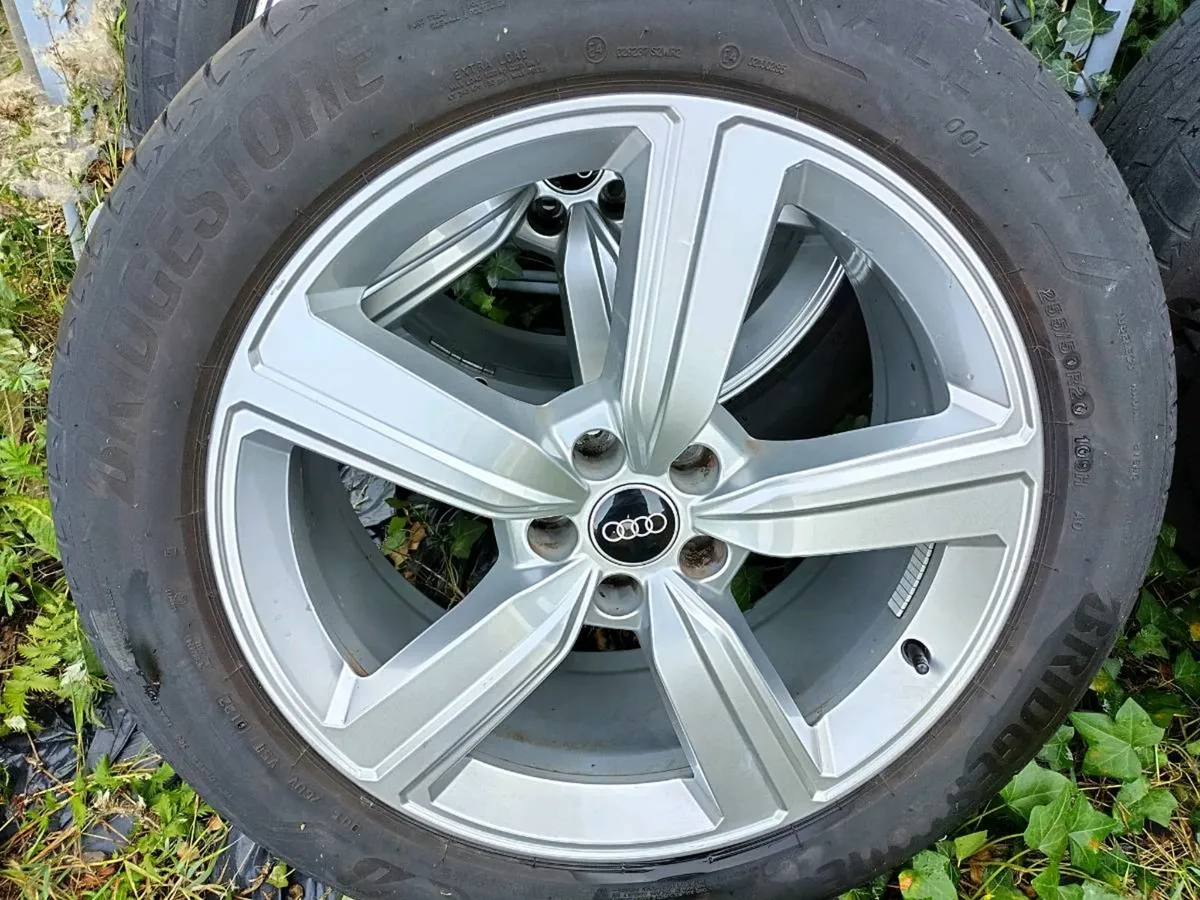 Audi Jeep Alloys 20- inch Original- 4 Bridgestones - Image 1
