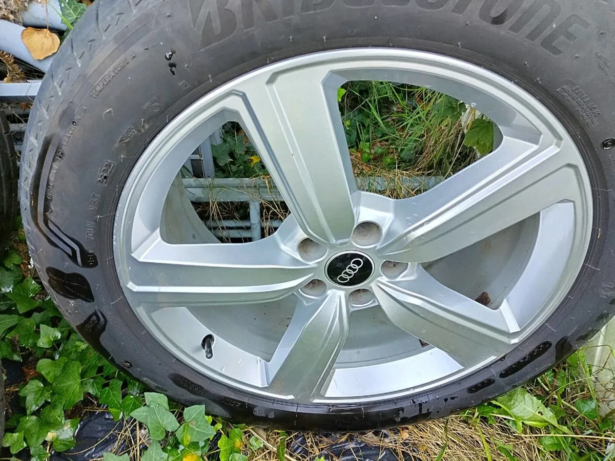 Audi Jeep Alloys 20- inch Original- 4 Bridgestones - Image 2