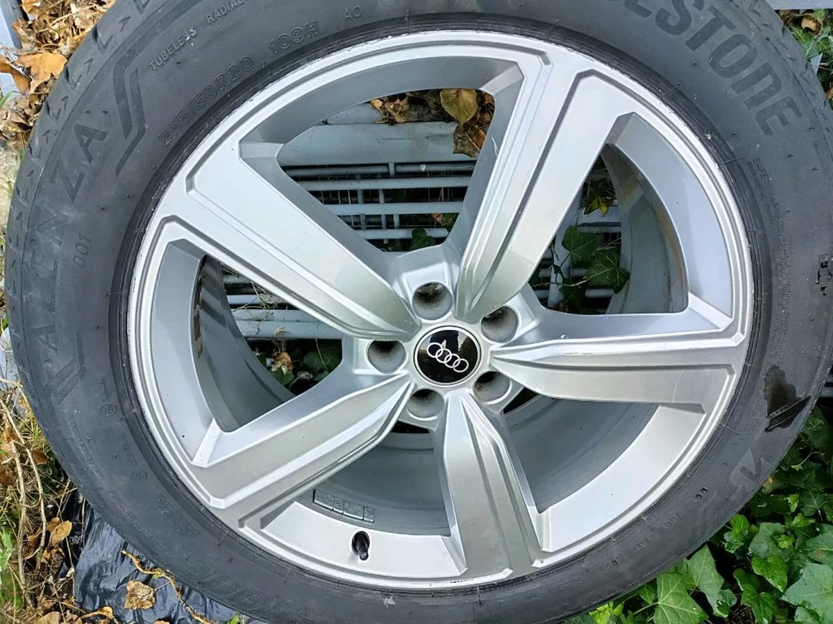 Audi Jeep Alloys 20- inch Original- 4 Bridgestones - Image 4
