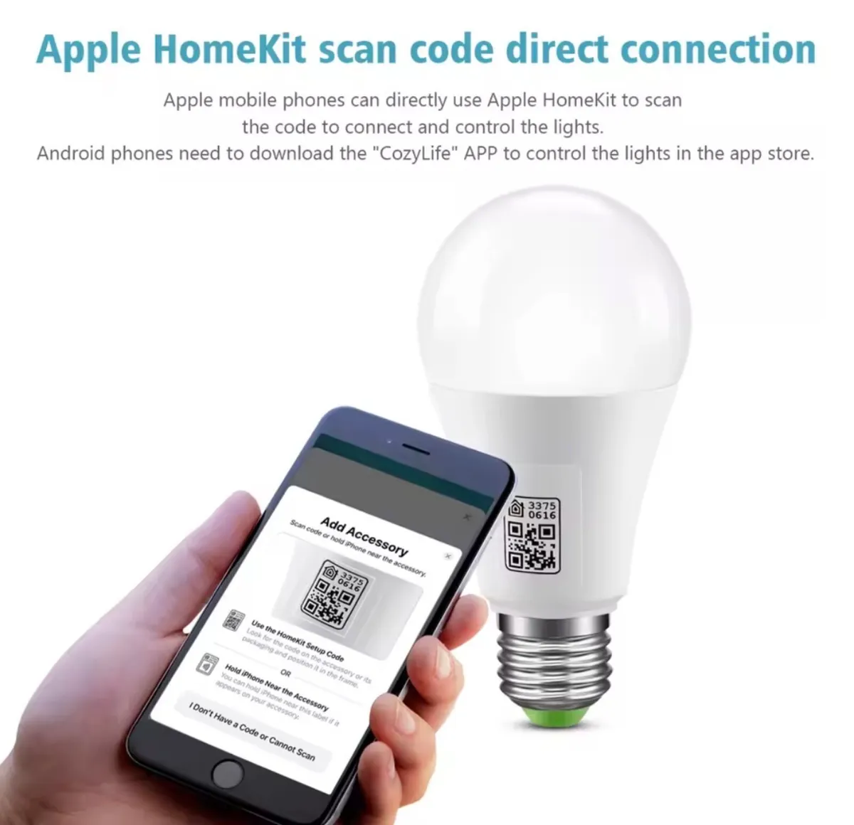 HomeKit LED Smart WiFi Light Bulb Siri voice app - Image 3