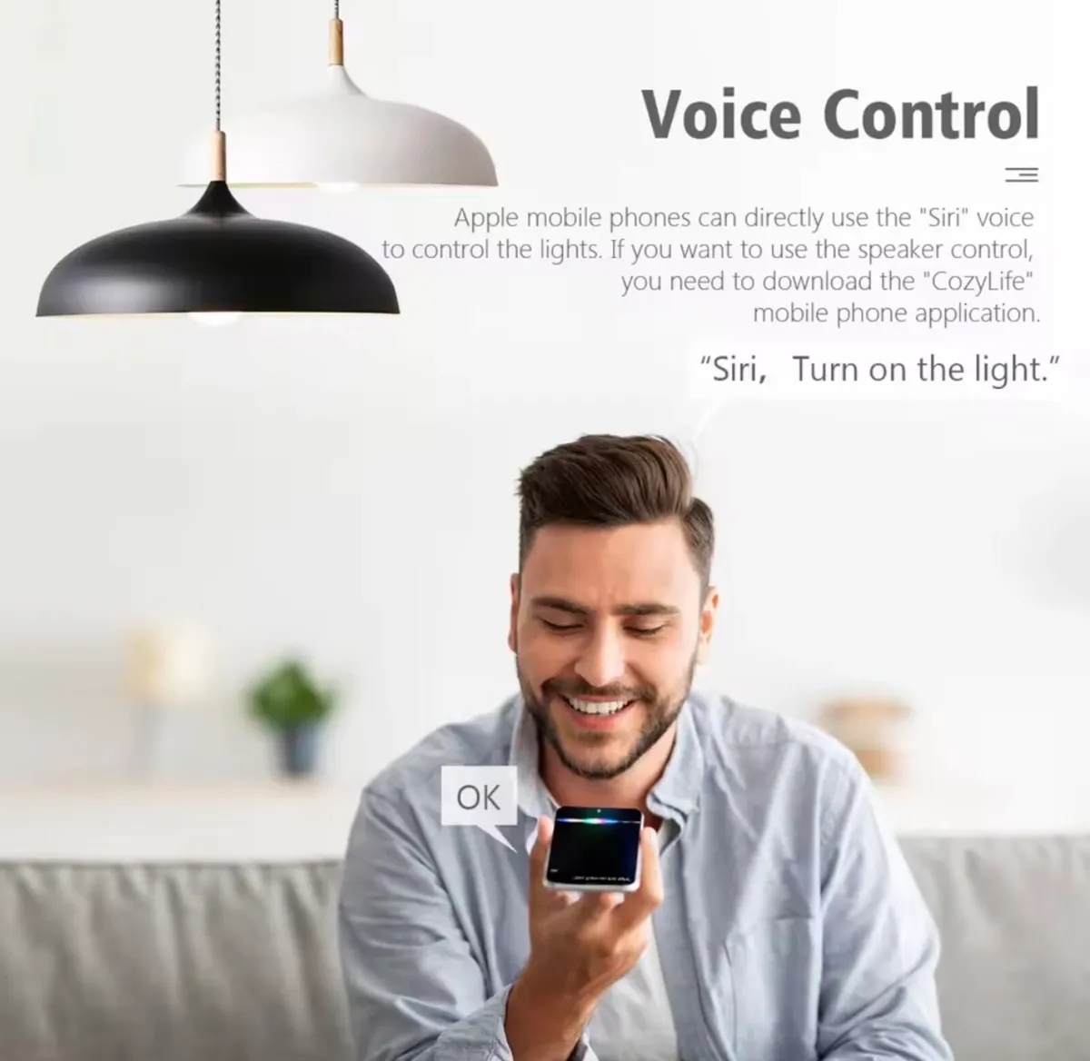 HomeKit LED Smart WiFi Light Bulb Siri voice app - Image 4