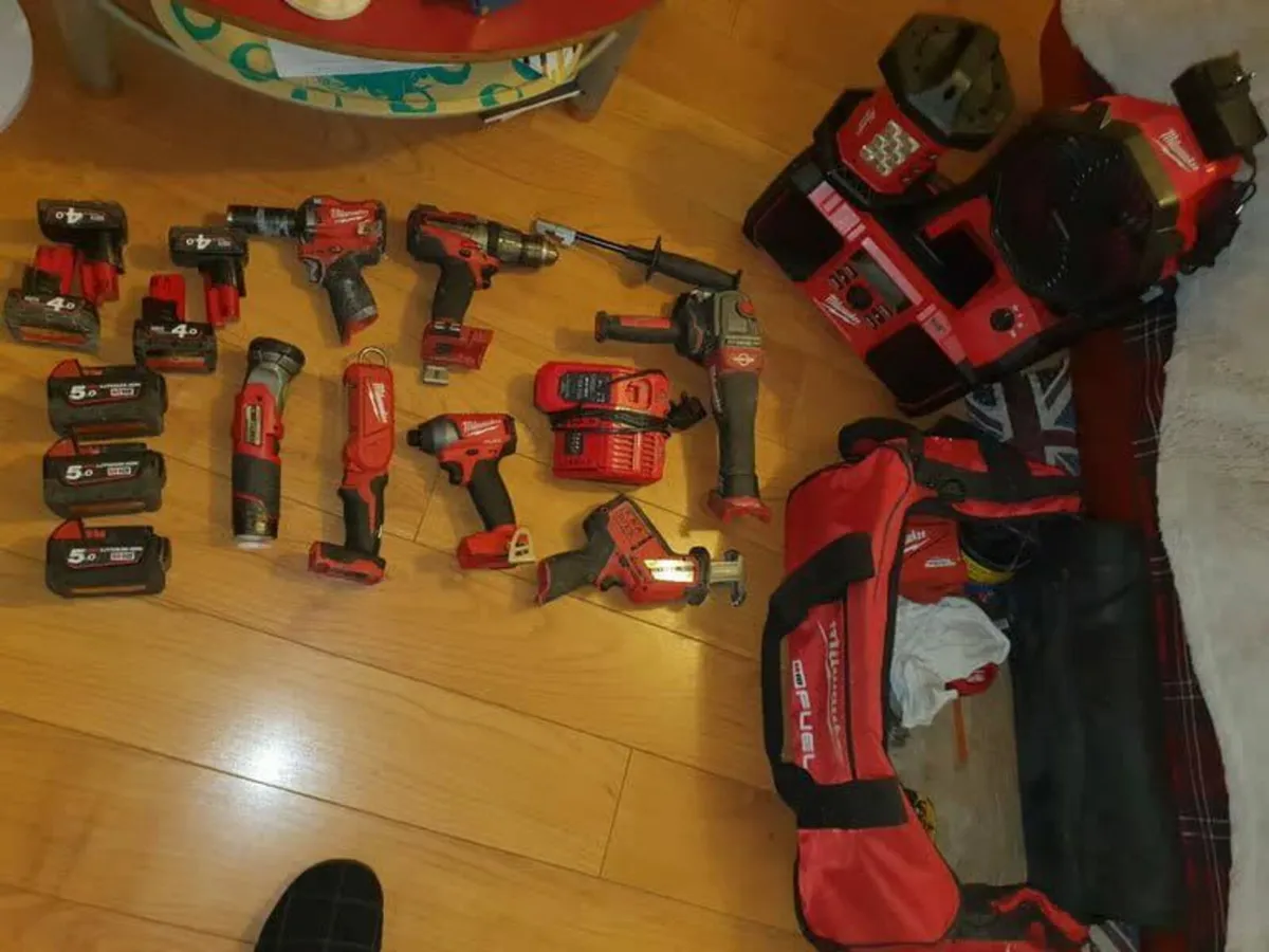 Milwaukee power tools etc - Image 1