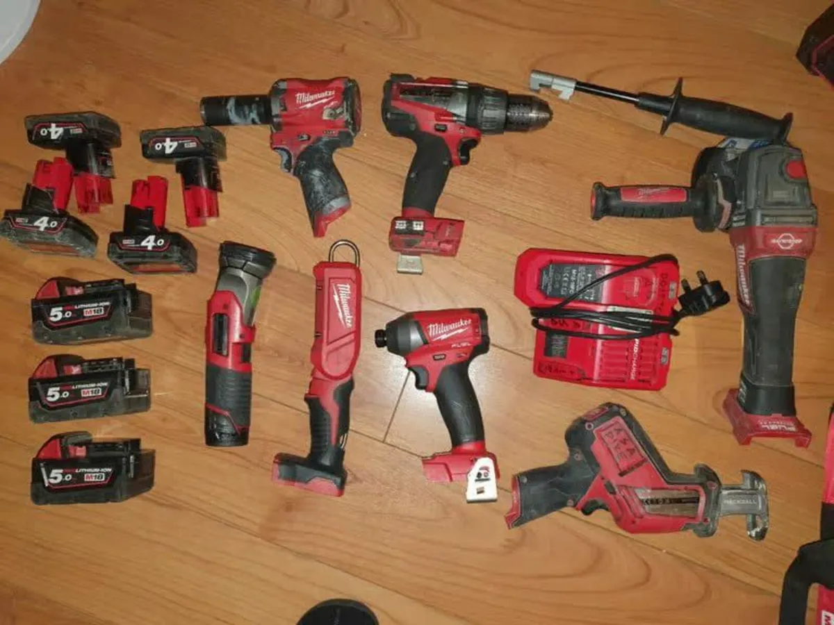 Milwaukee power tools etc - Image 4