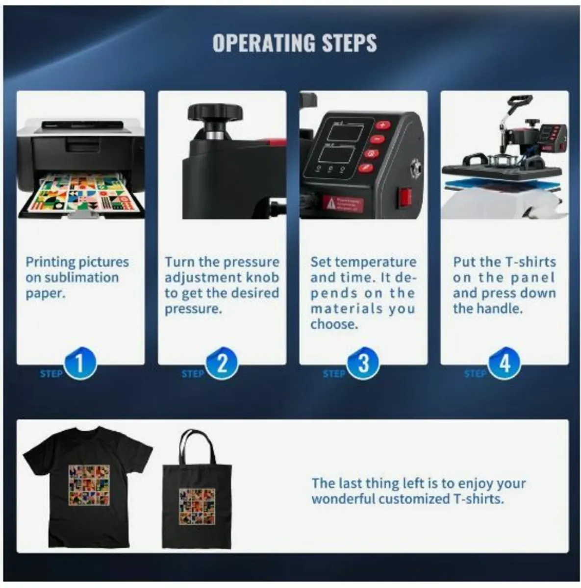 Heat Press, 5 in 1 Heat Press Machine Machine - Image 3