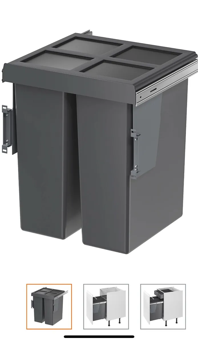 4 Bin kitchen unit
