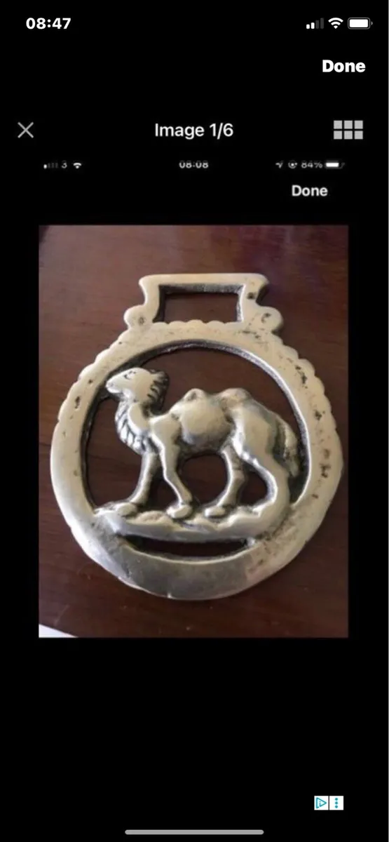 Vintage Brass camel Bottle Opener - Image 1