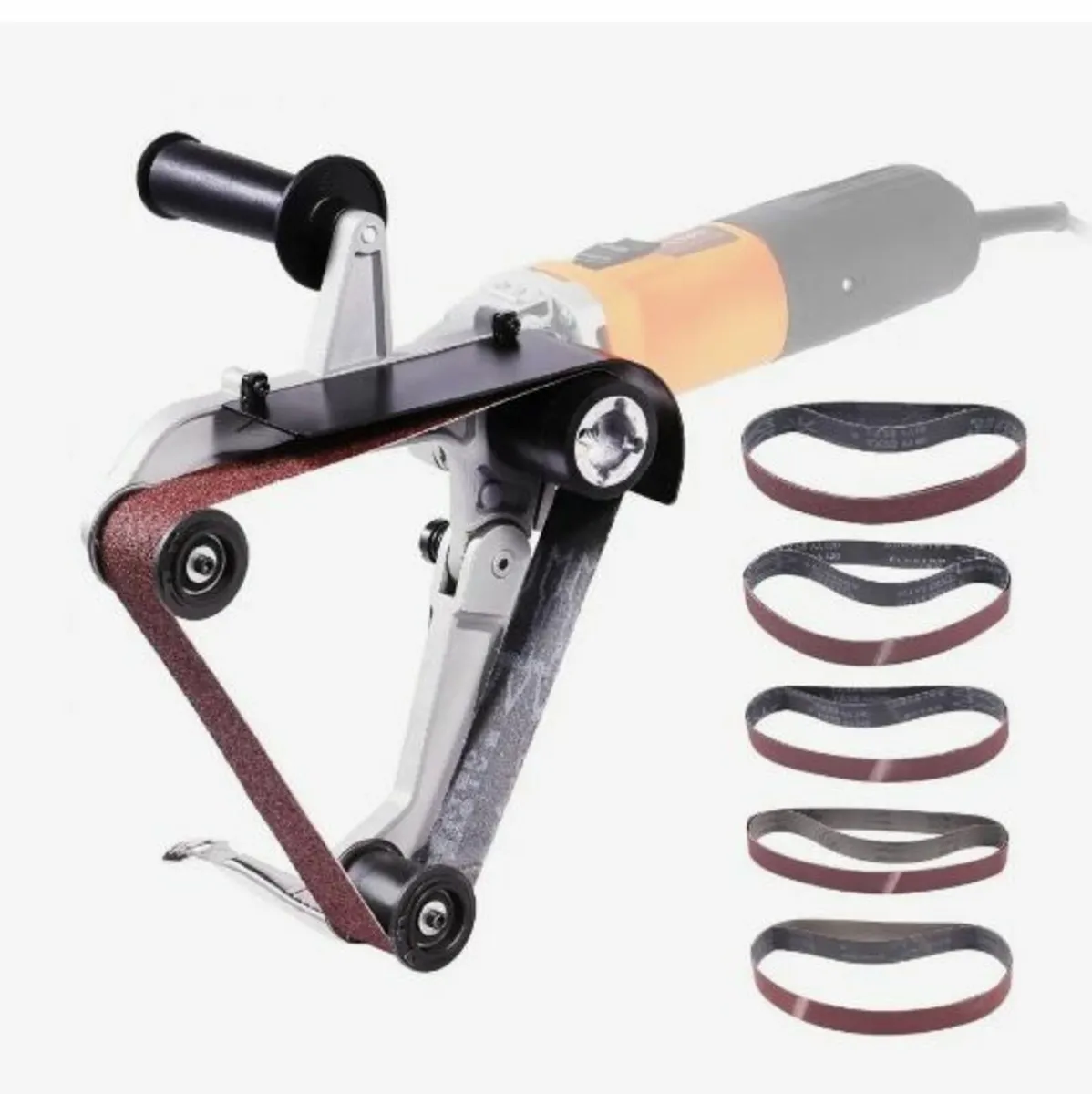 Belt Sander Adapter for Angle Grinder, Pipe - Image 1