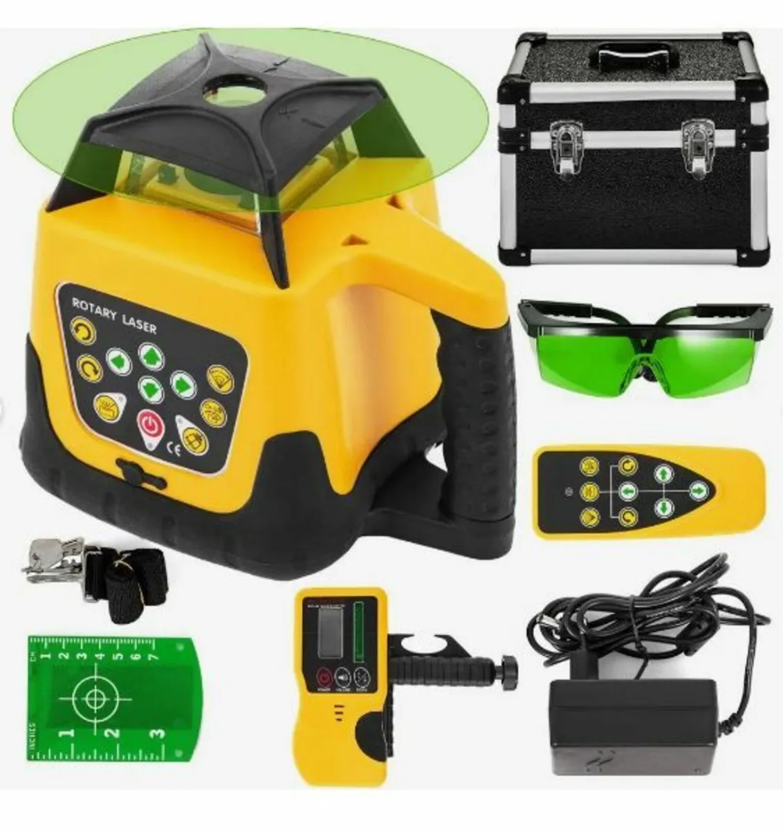 Rotary Laser Level Green Beam 500m Range Slope - Image 1