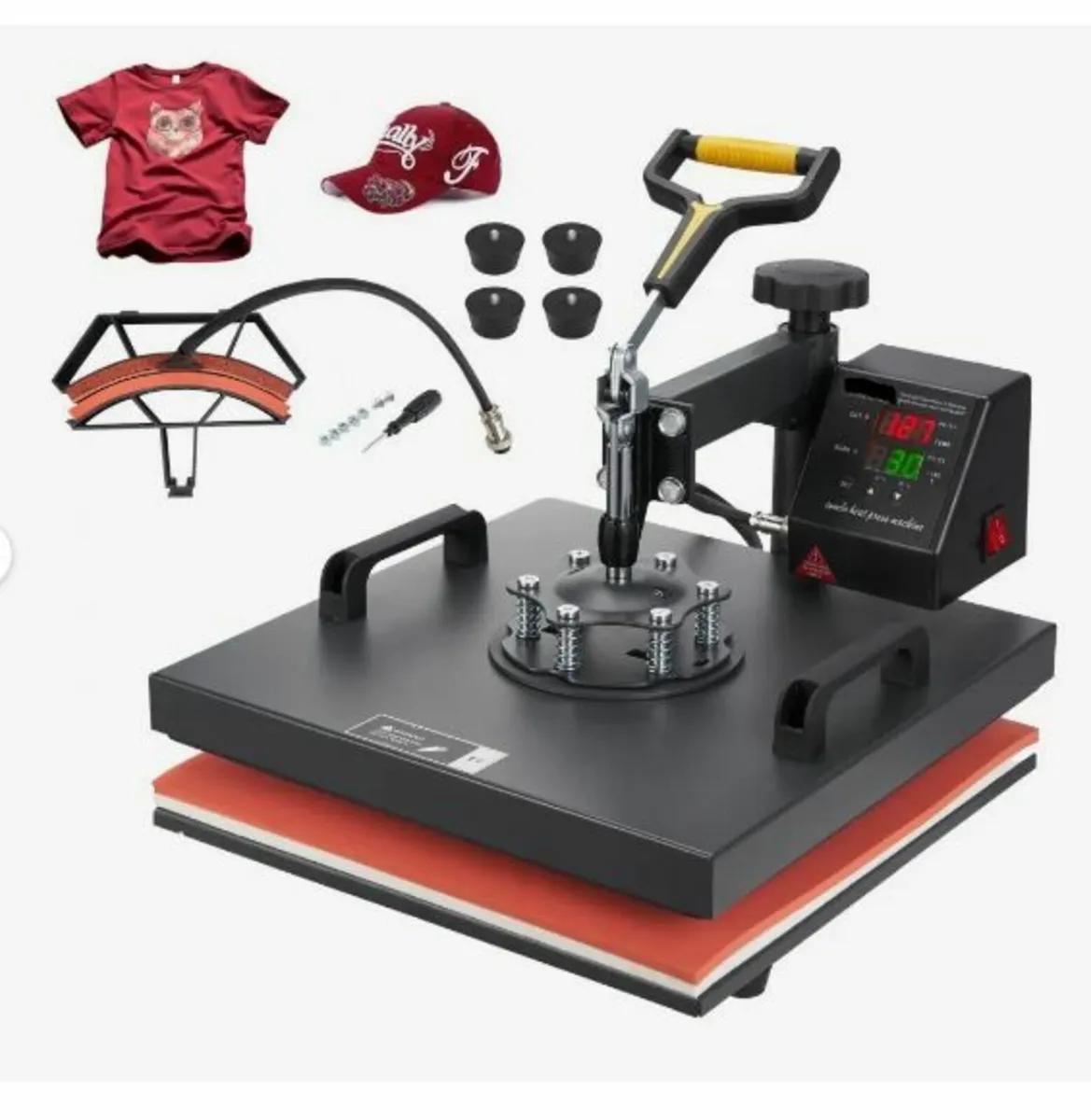 Heat Press Machine, 15x15inch / 38x38cm - Image 1