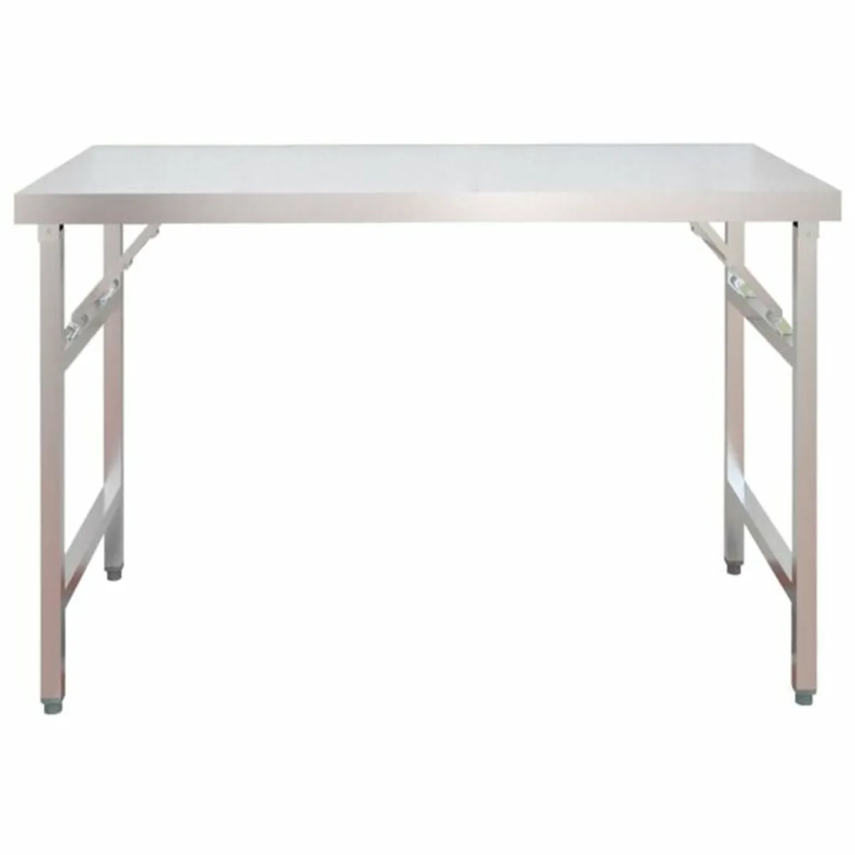 Kitchen Work Table with Overshelf 120x60x115 cm St - Image 4