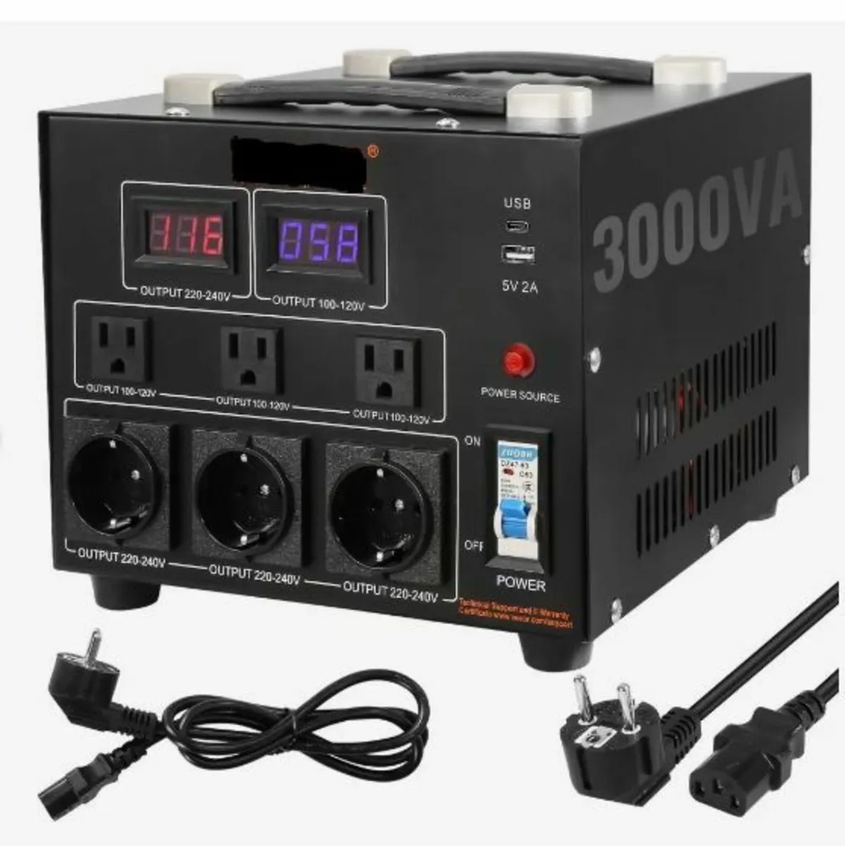 3000VA Voltage Converter Transformer - Image 1