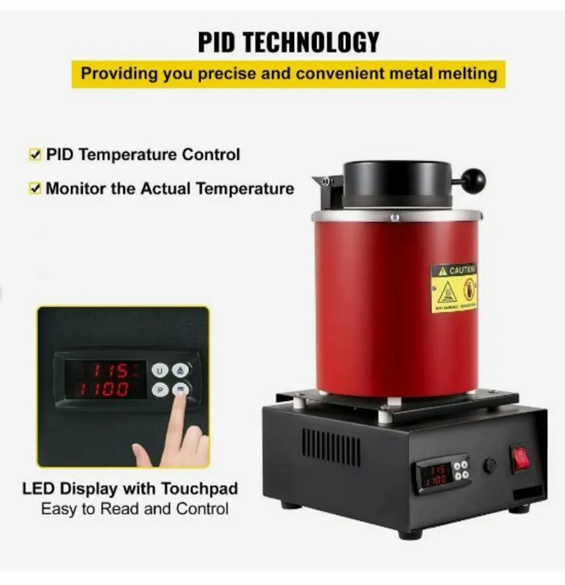 Electric Melting Furnace, 3KG Digital - Image 4