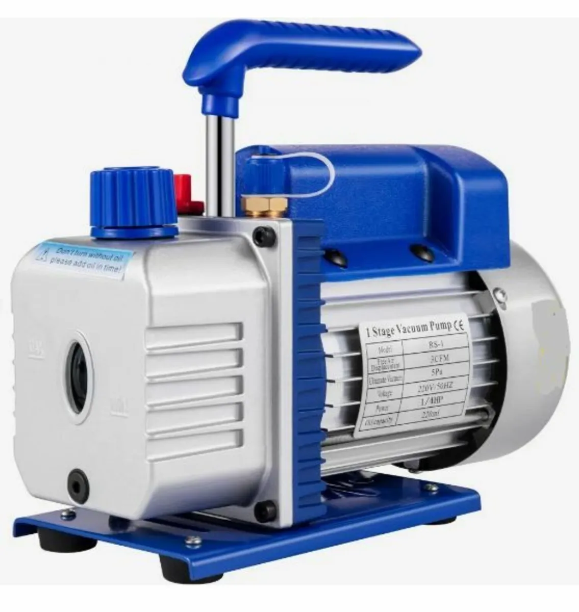 3CFM 1/4HP Refrigerant Rotary Vane - Image 1