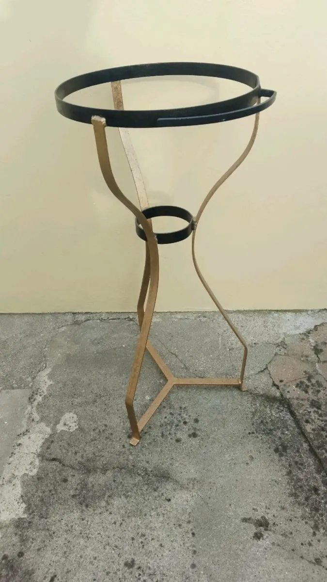 Antique Edwardian wrought metal wash stand - Image 2