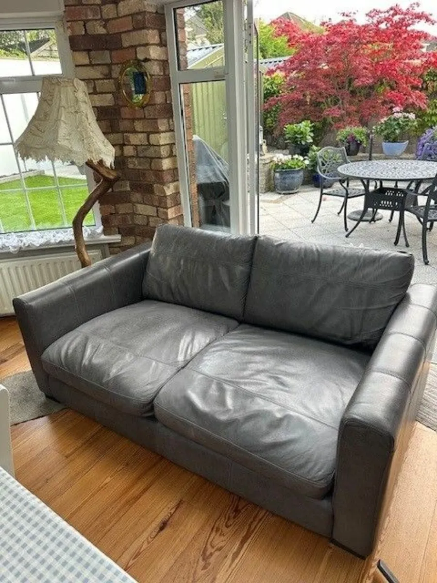 DFS Leather Couch - Image 2