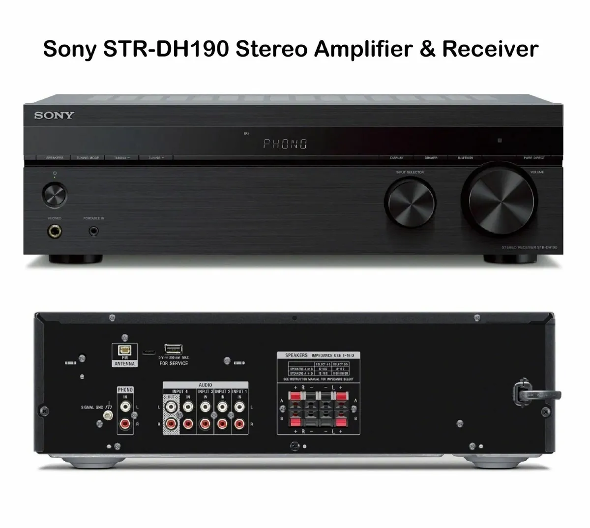 Amplifier Sony  Stereo Receiver STR-DH190 - Image 1