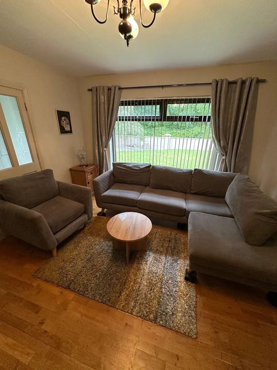L Couch with arm chair - Image 1