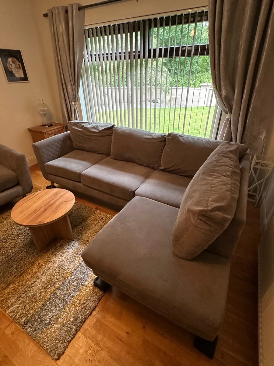 L Couch with arm chair - Image 2