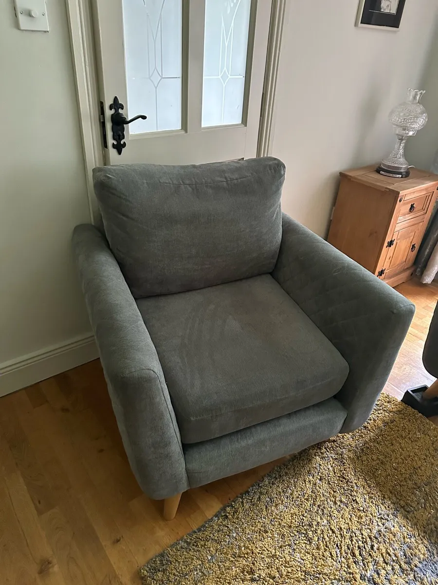 L Couch with arm chair - Image 4