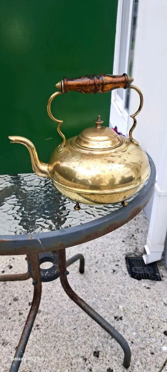 Old  brass  kettle