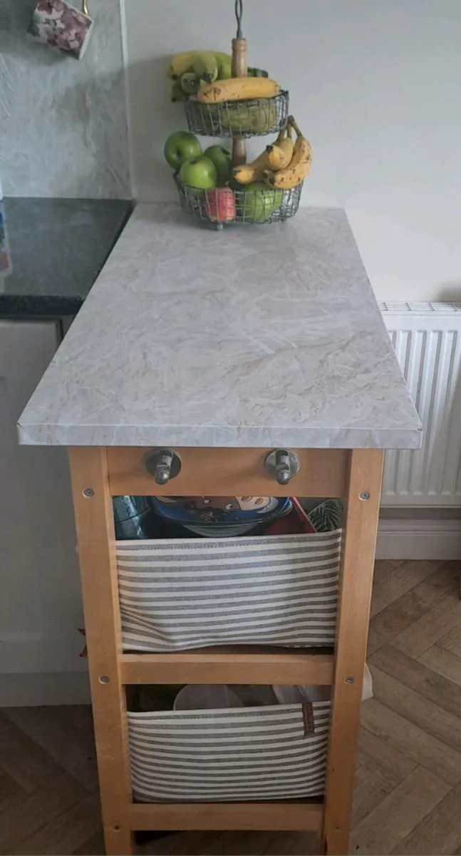Kitchen Worktop Trolley Storage - Image 1