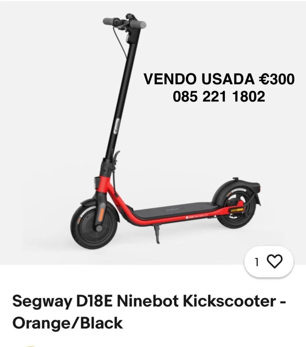Segway D18E Ninebot Kickscooter - Orange/Black