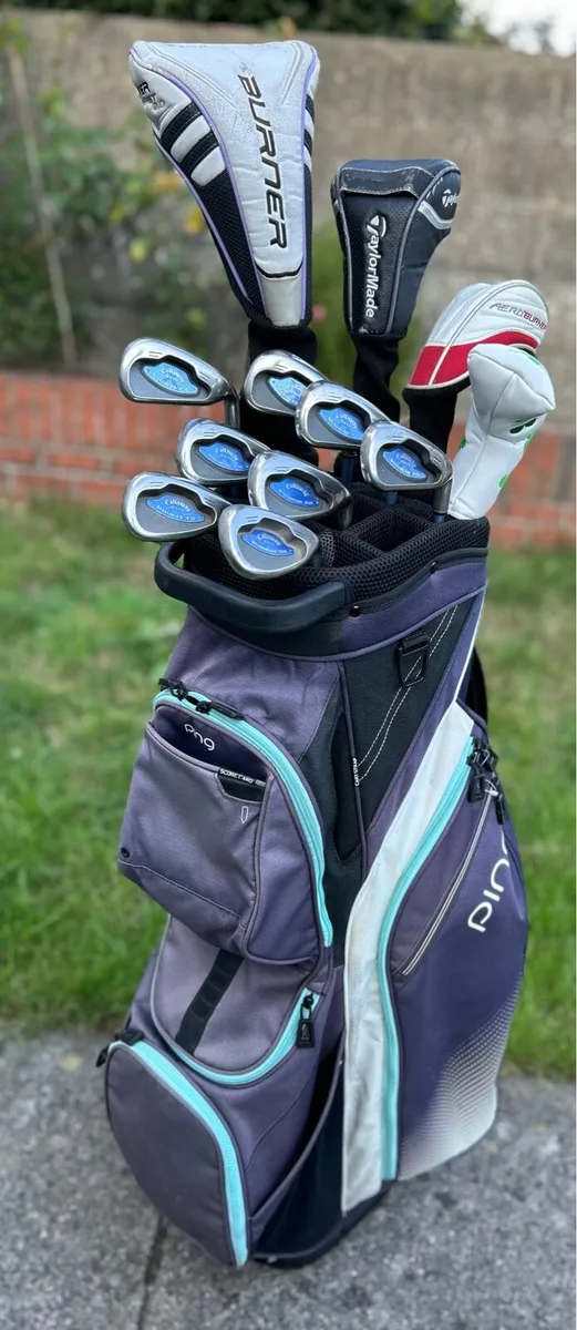 Set ladies Callaway and Taylormade golf clubs - Image 1