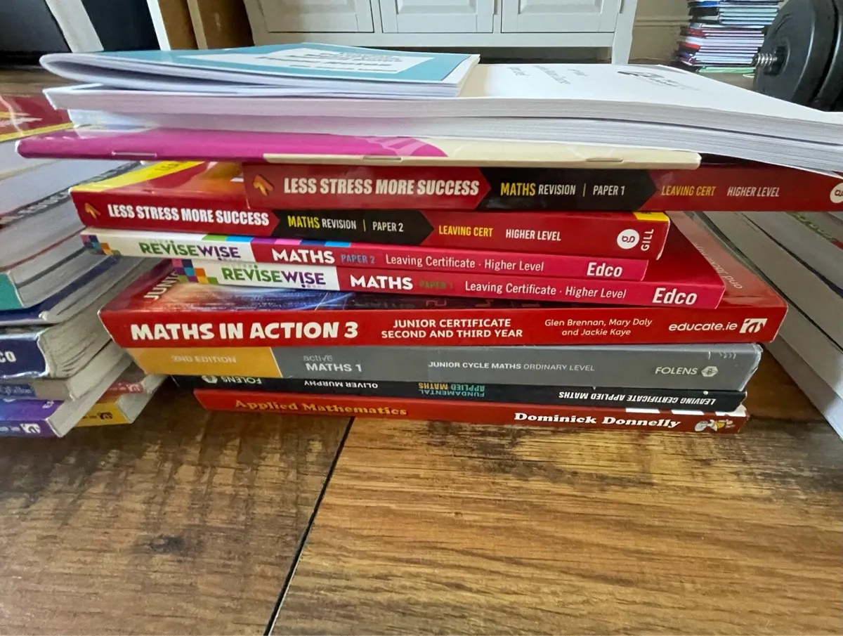Leaving Cert and Junior Cycle books - Image 2