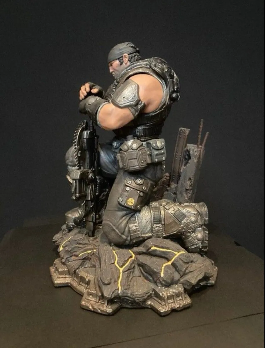 XBOX 360 -GEARS OF WAR STATUE - Image 4