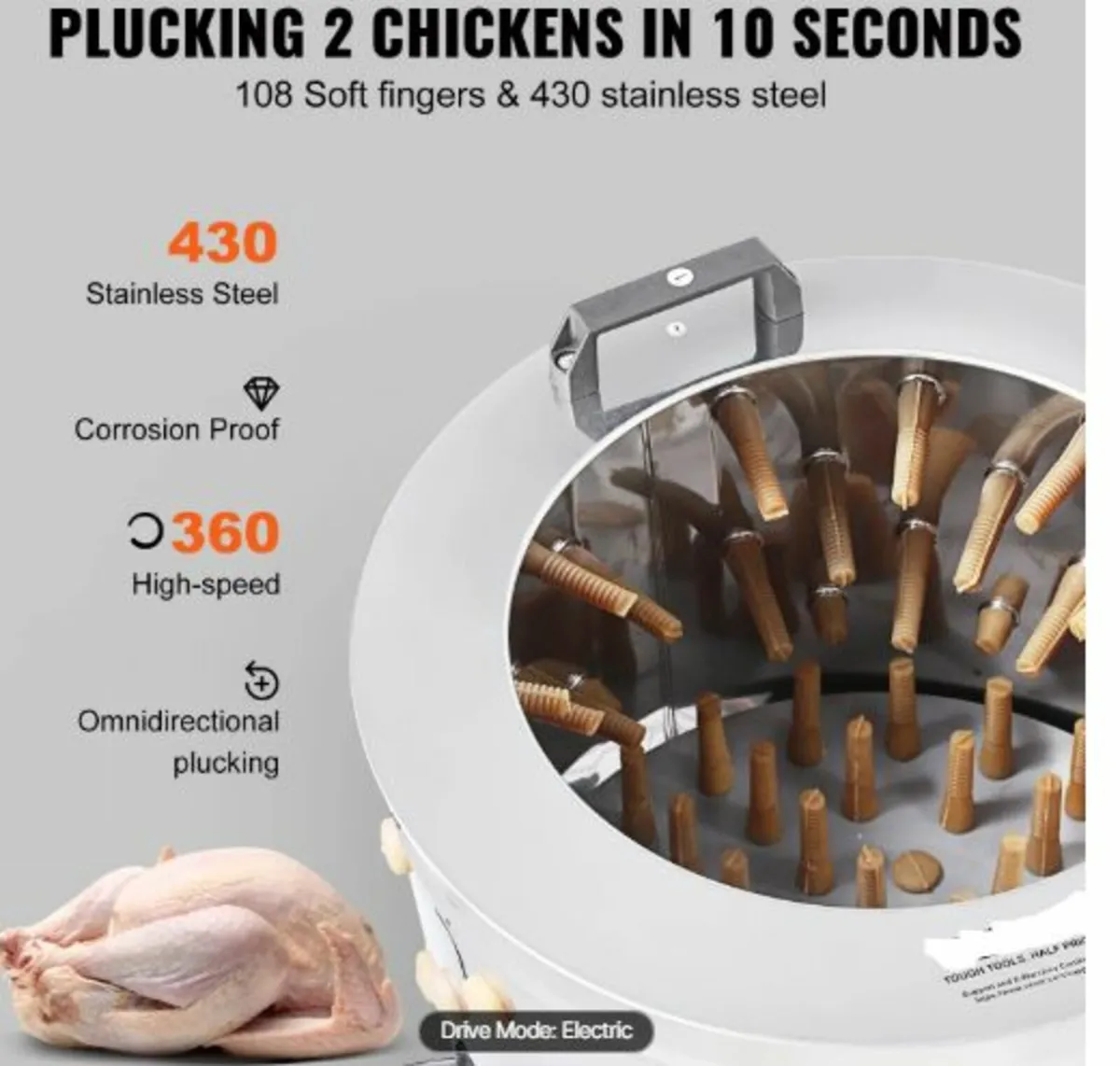 Chicken Plucker Machine Feather Plucker Stainless - Image 2