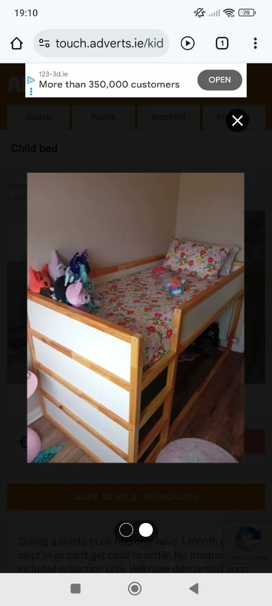 Kids bed - Image 1