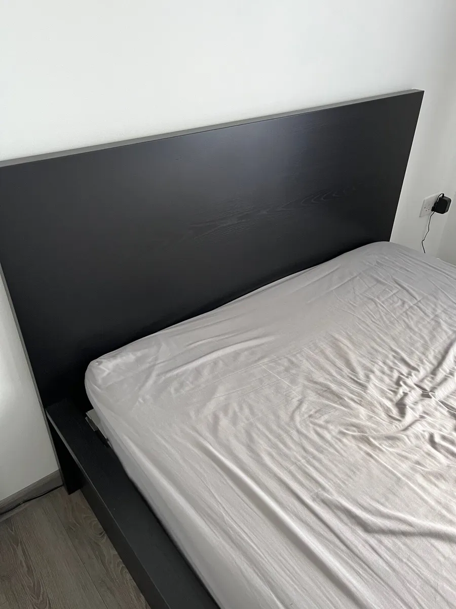 Ikea MALM Double Ottoman Bed with Mattress - Image 4