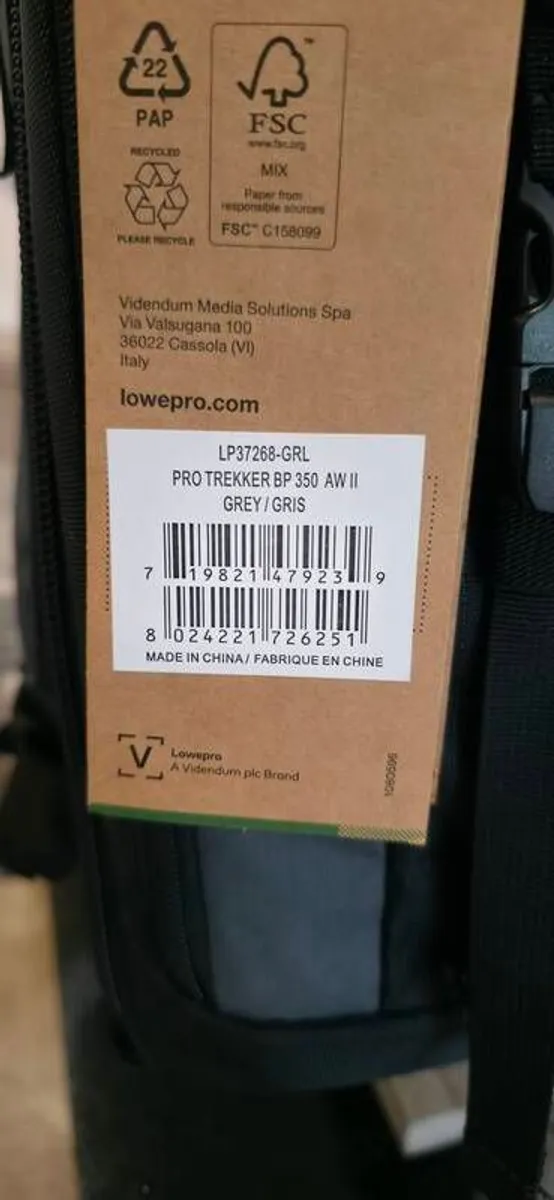 Lowepro Pro Trekker BP 350 AW Ver.II Camera Bag Backpack - Image 2