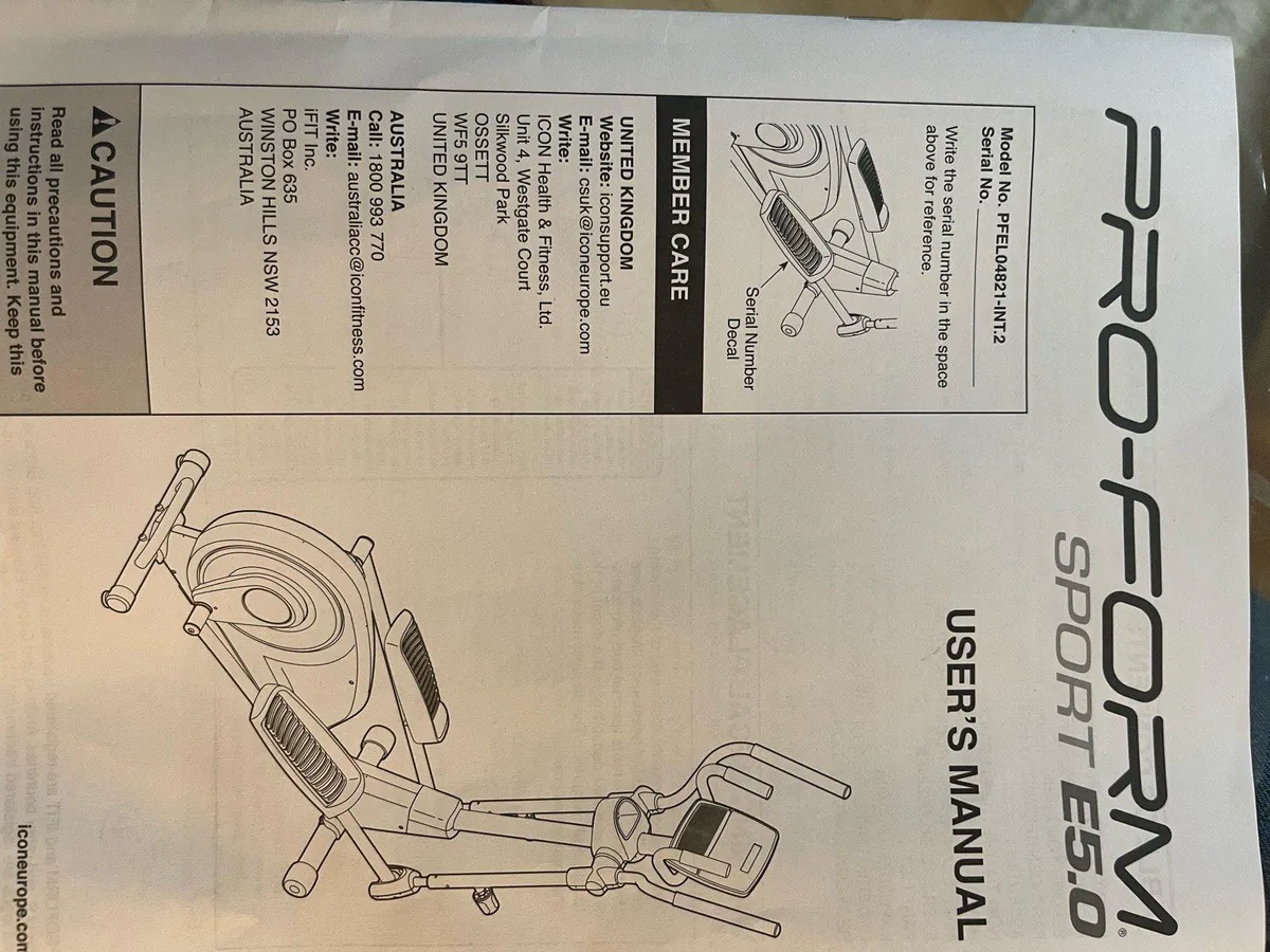 Elliptical cross trainer - Image 1