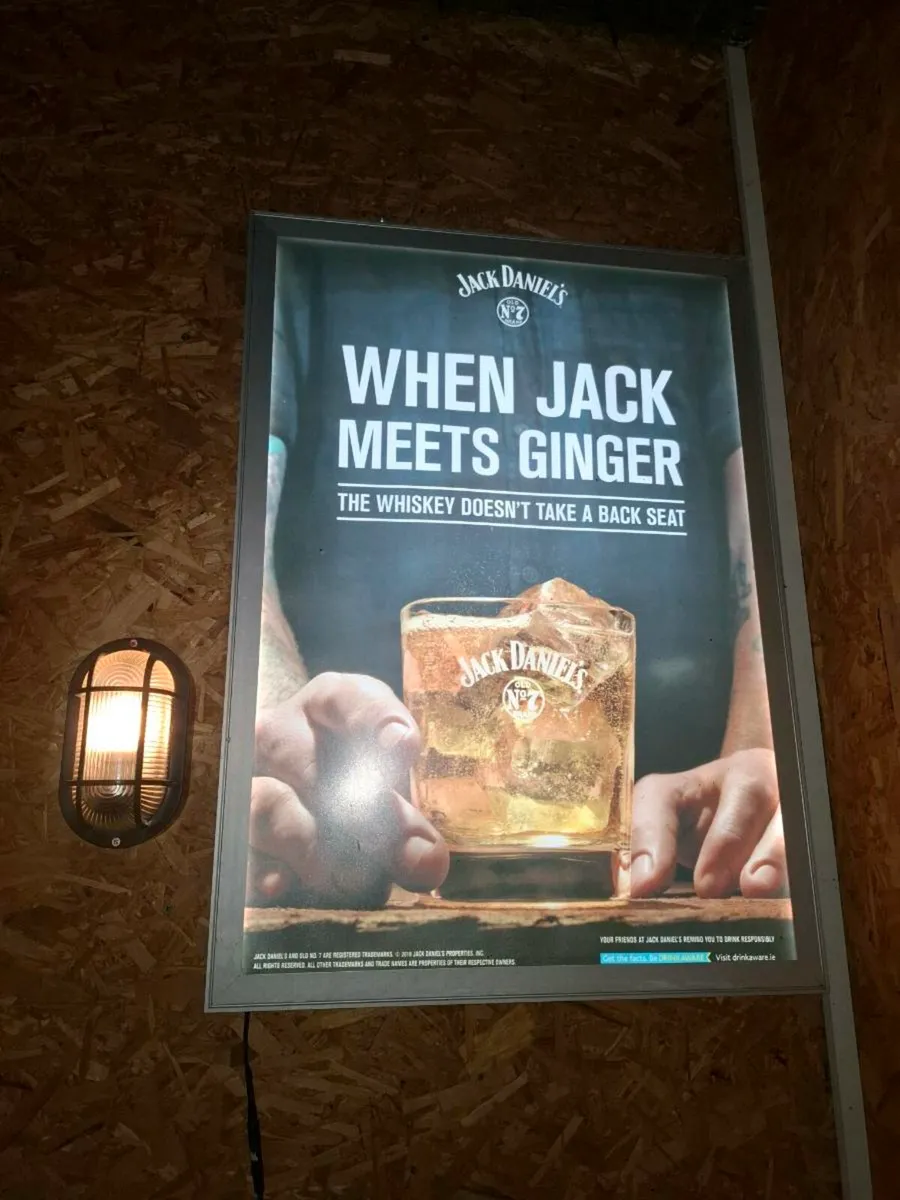 JACK DANIELS LIGHT UP SIGN. - Image 1