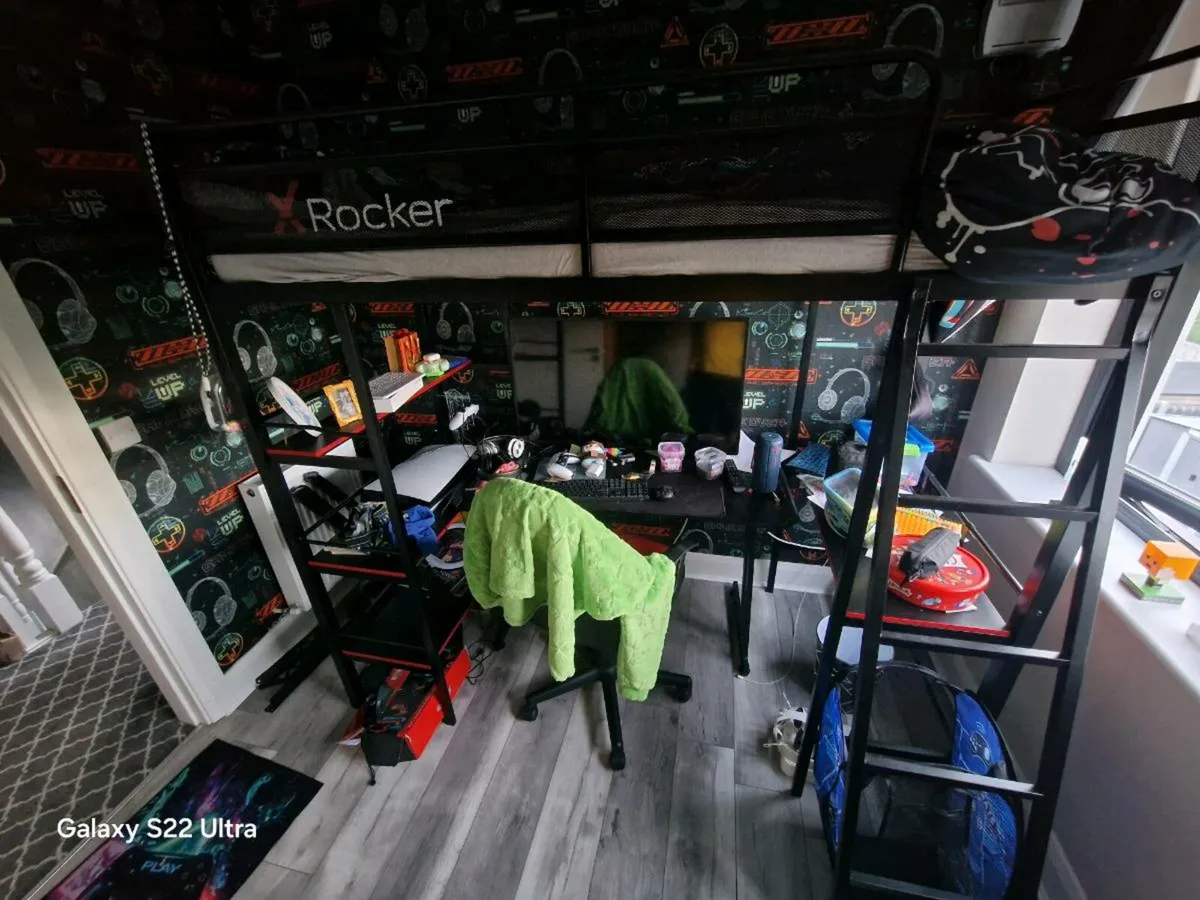 X Rocker Fortress Gaming Bunk Bed - Image 2