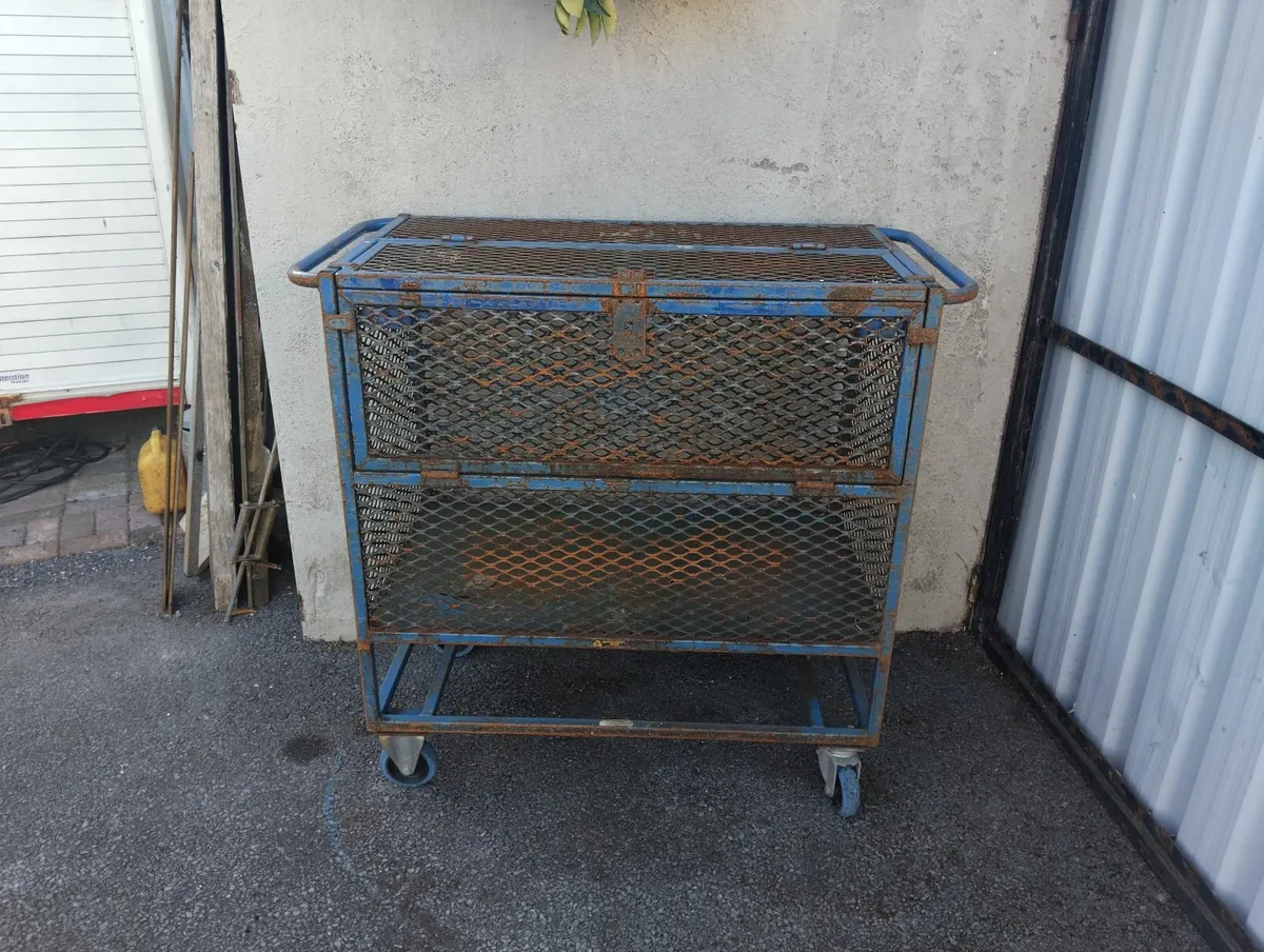Steel Safe Box Trolley - Image 1