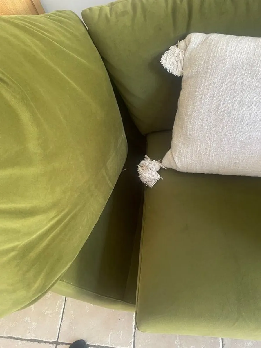 Olive Green Armchair - Image 4