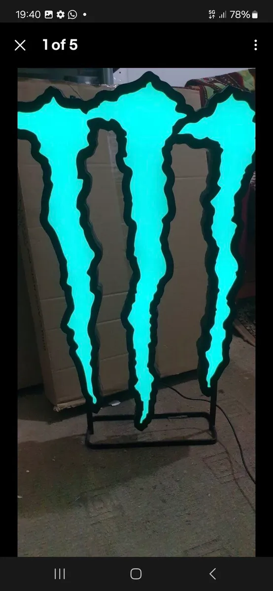 MONSTER ENERGY CLAW LARGE - Image 1
