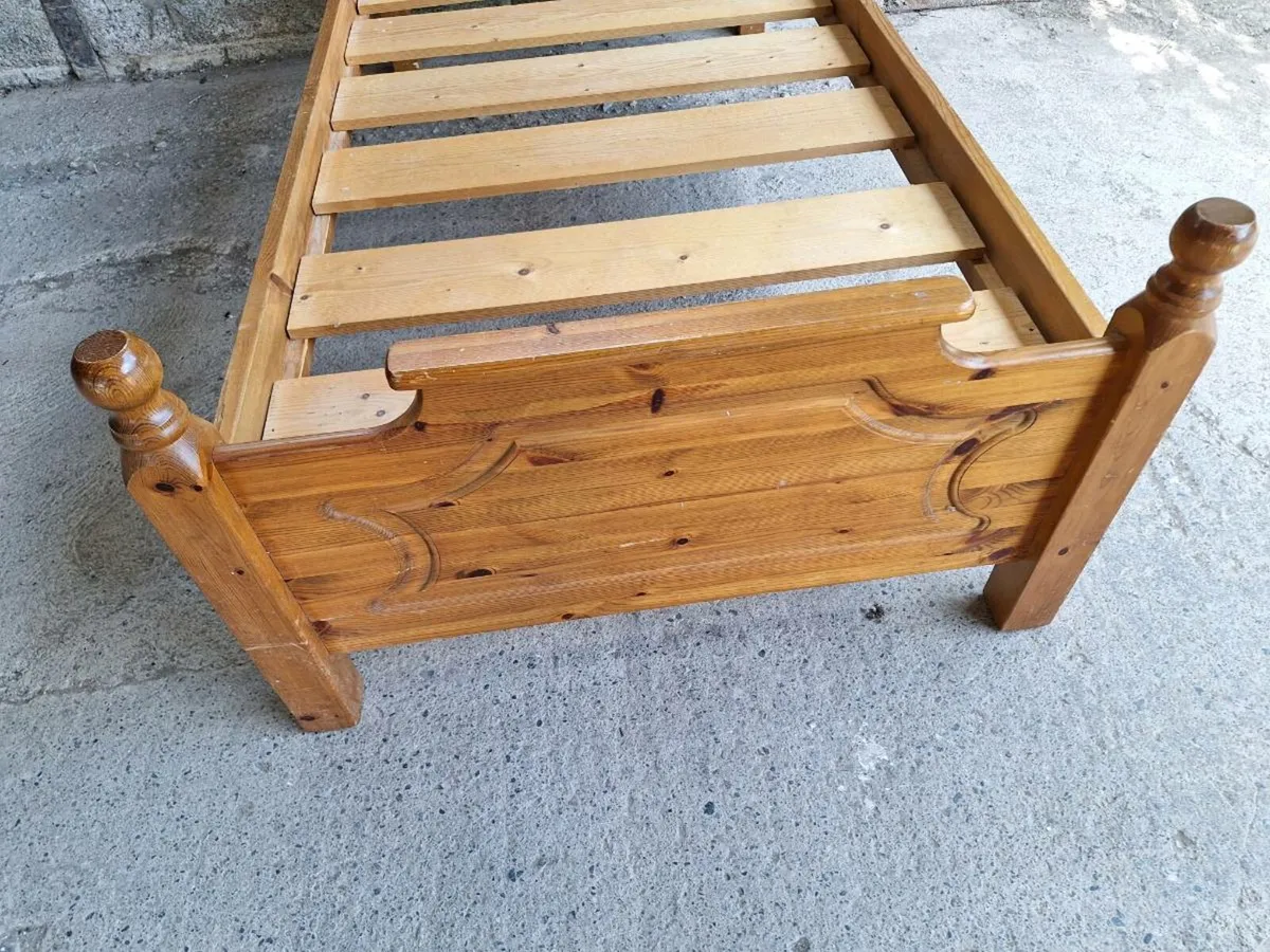 Solid wood single bed (DELIVERY) - Image 2