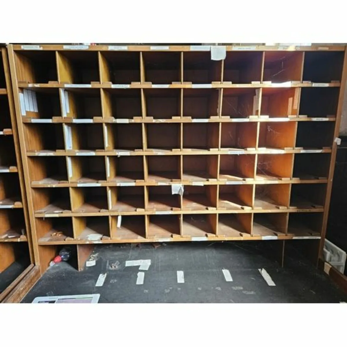 3 x Vintage Post Office Sorting Tables - Image 3