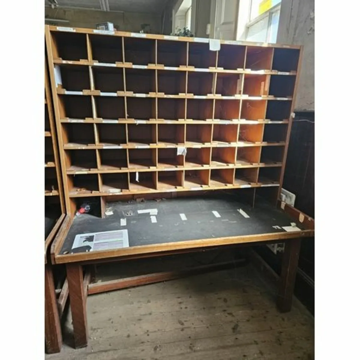 3 x Vintage Post Office Sorting Tables - Image 4