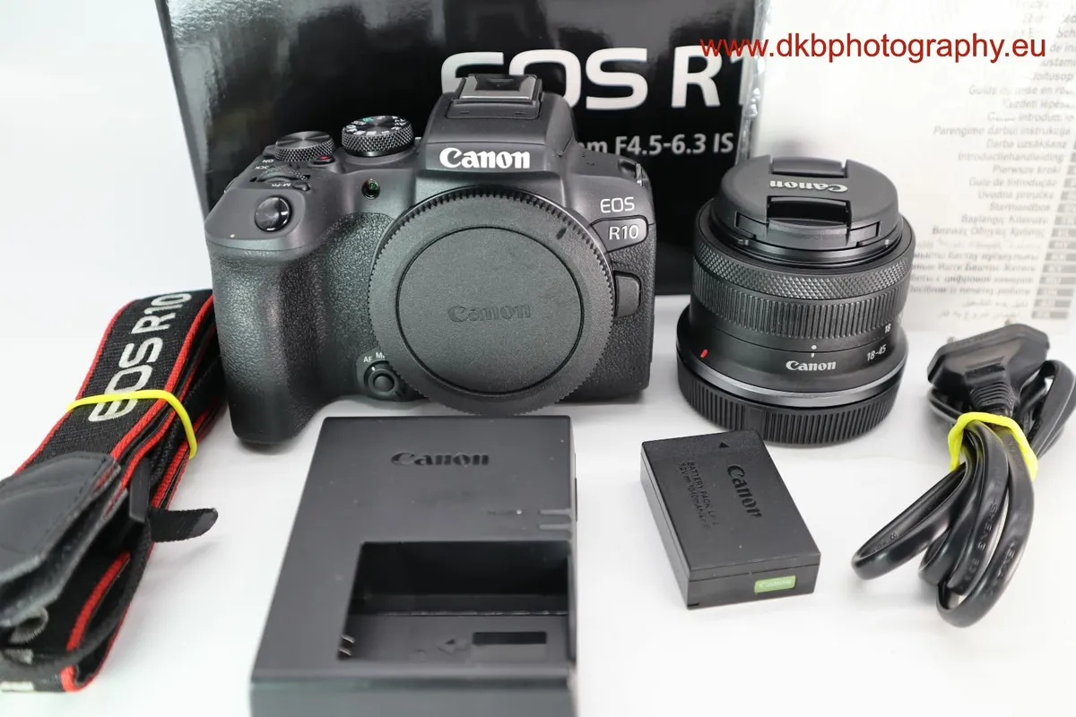 CANON EOS R10 CAMERA & RF-S 18-45mm IS STM LENS - Image 1